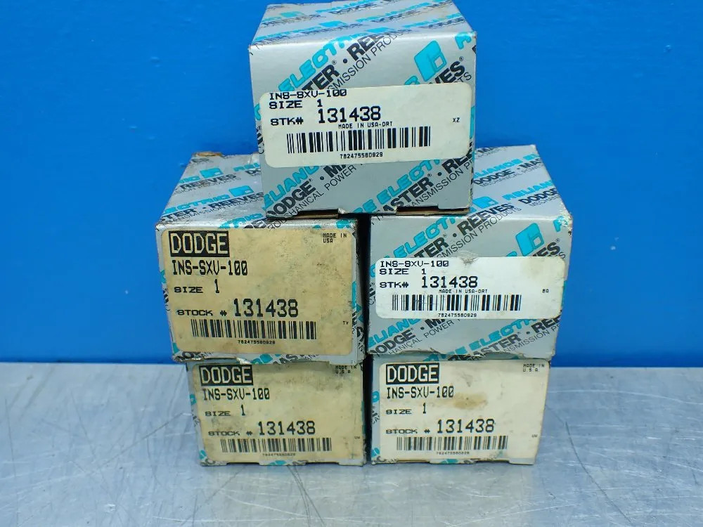 RELIANCE ELECTRIC INS-SXV-100 5 BALL INSERT BEARINGS Straight Bore, 1 in Bor