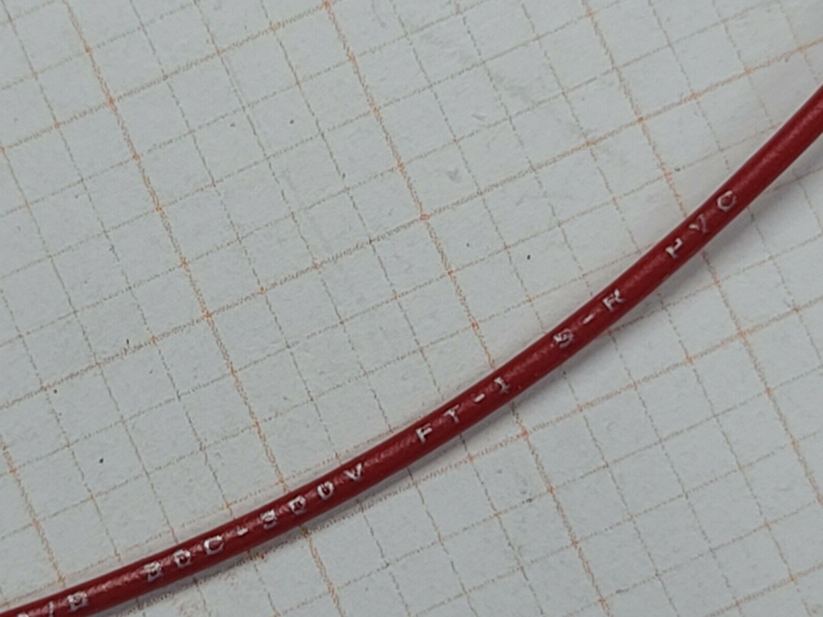 Atlas Wire #18awg 16x30T UL-1061 .010″ Hook-up/Lead Wire 105C/300V Red /100ft