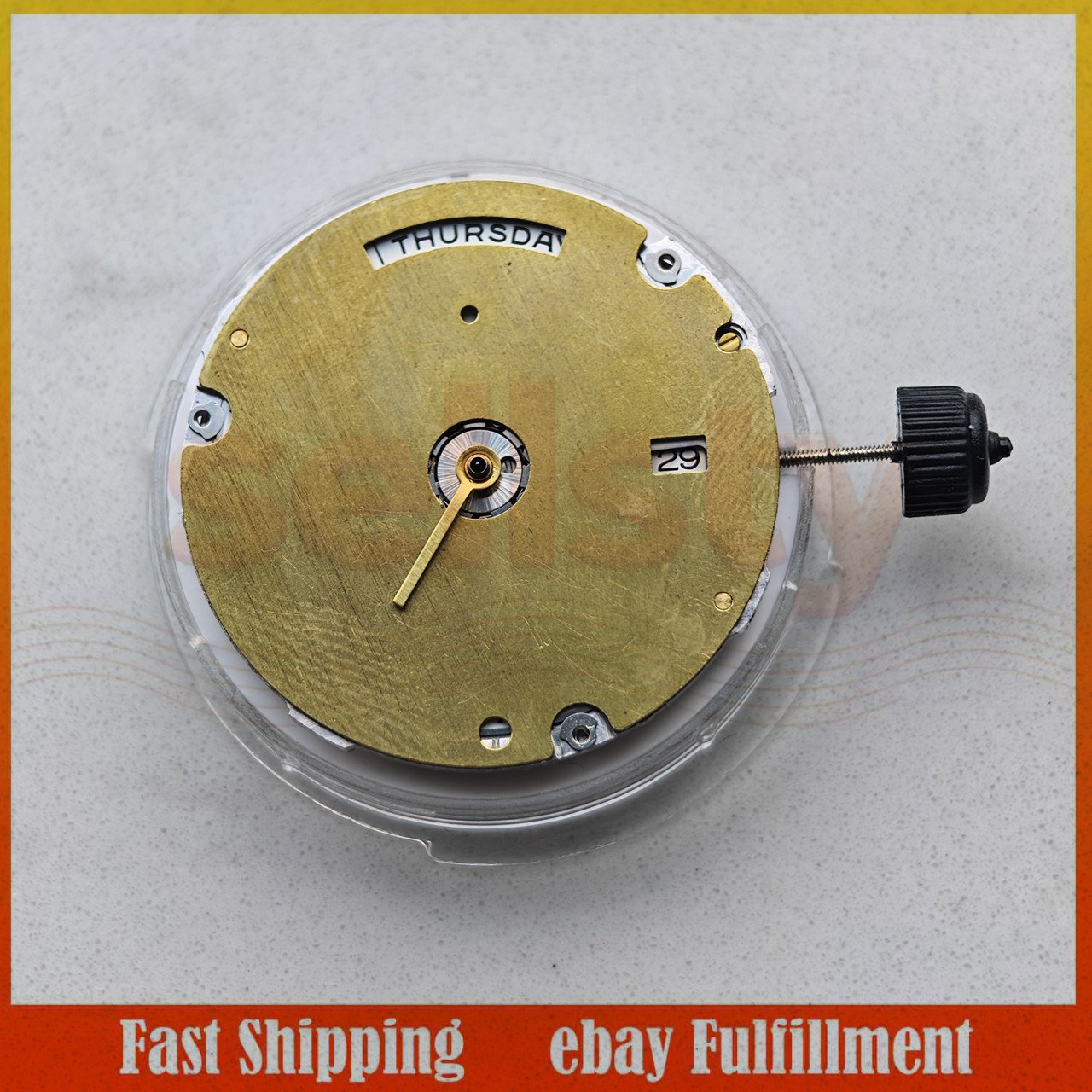 Automatic Mechanical Movement Dual Calendar 3255 31 Jewels Blue Balance Wheel