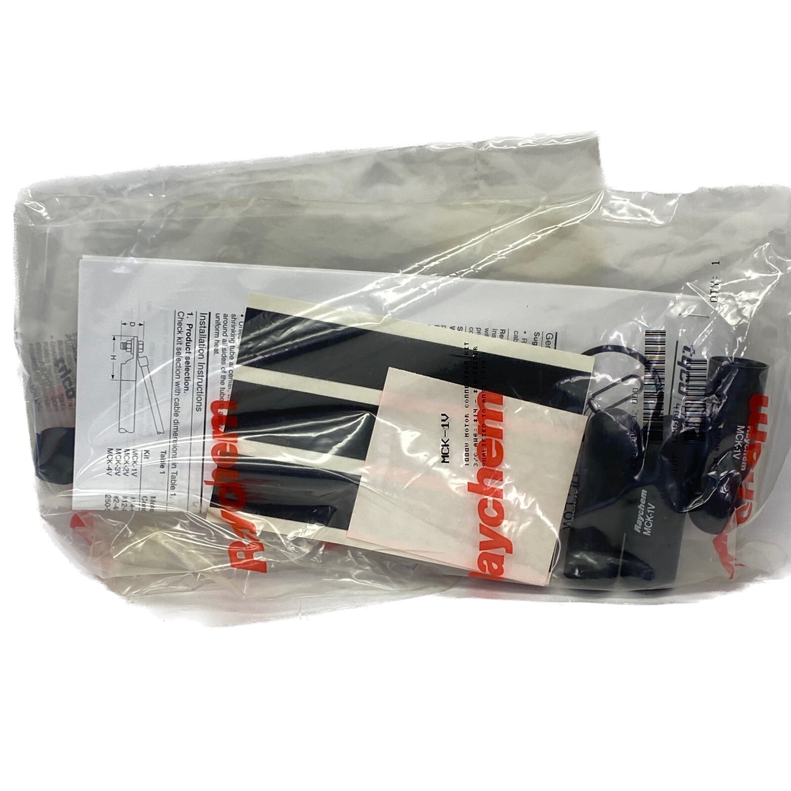 NIB Raychem 1000V Motor Connection Kit 3/C 14-10 AWG 600V Feeder MCK-1V