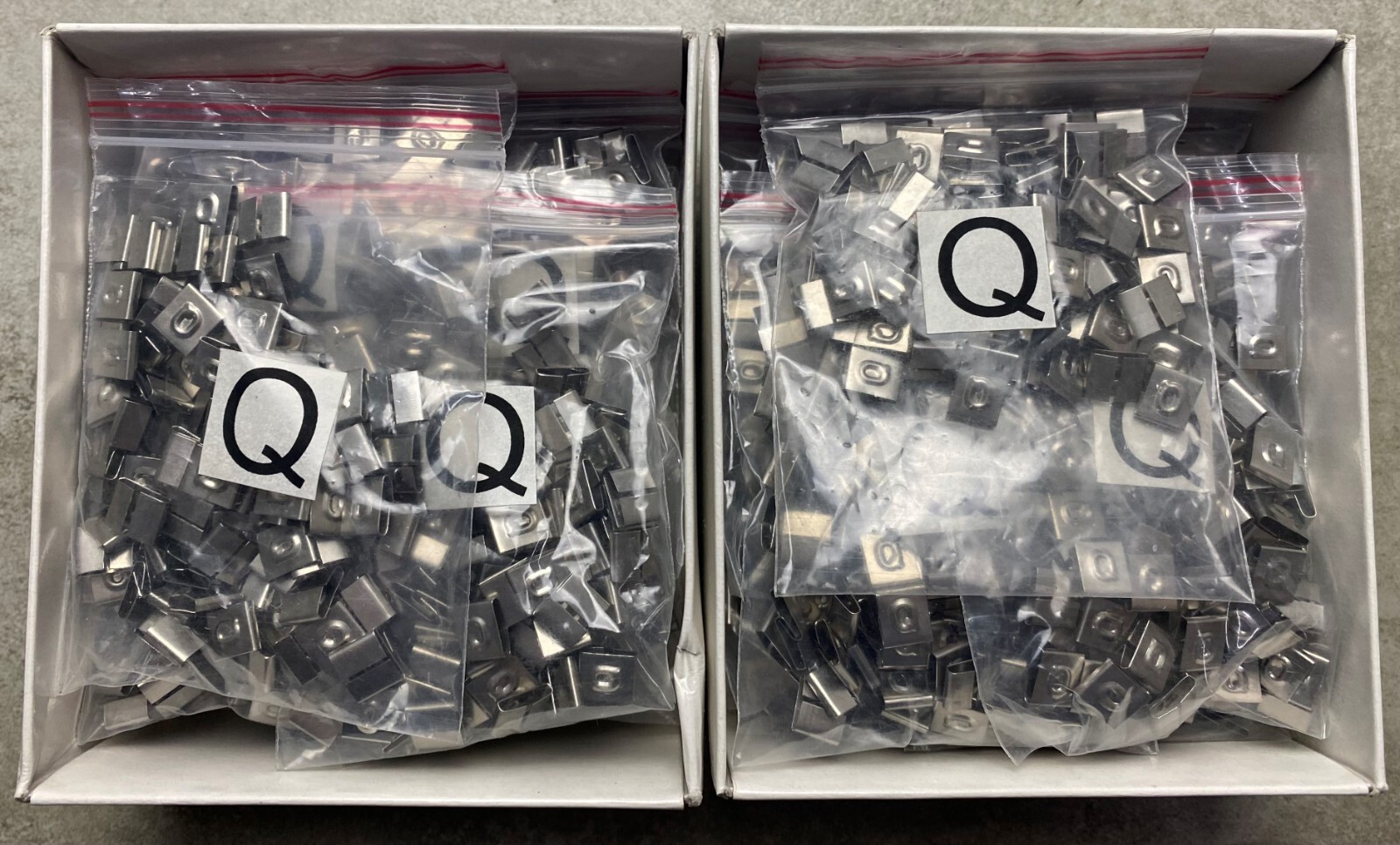 HAYATA ID-Q, Stainless Steel Cable Marker 316SS, Symbol “Q” , 100 Pc’s Pkt