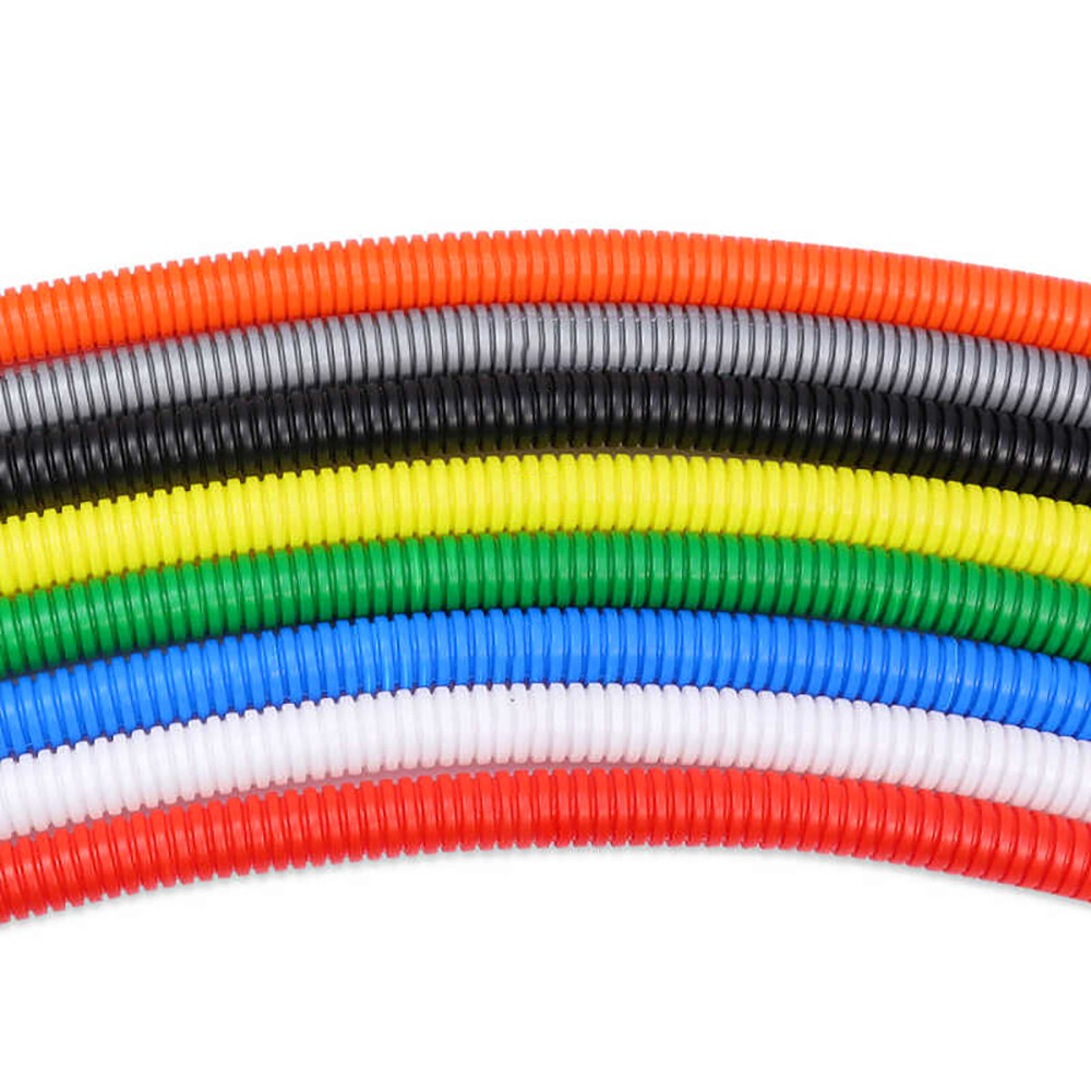 Conduit Split & Non Split Cable Tidy Flexible Tube Convoluted Protection Tubing