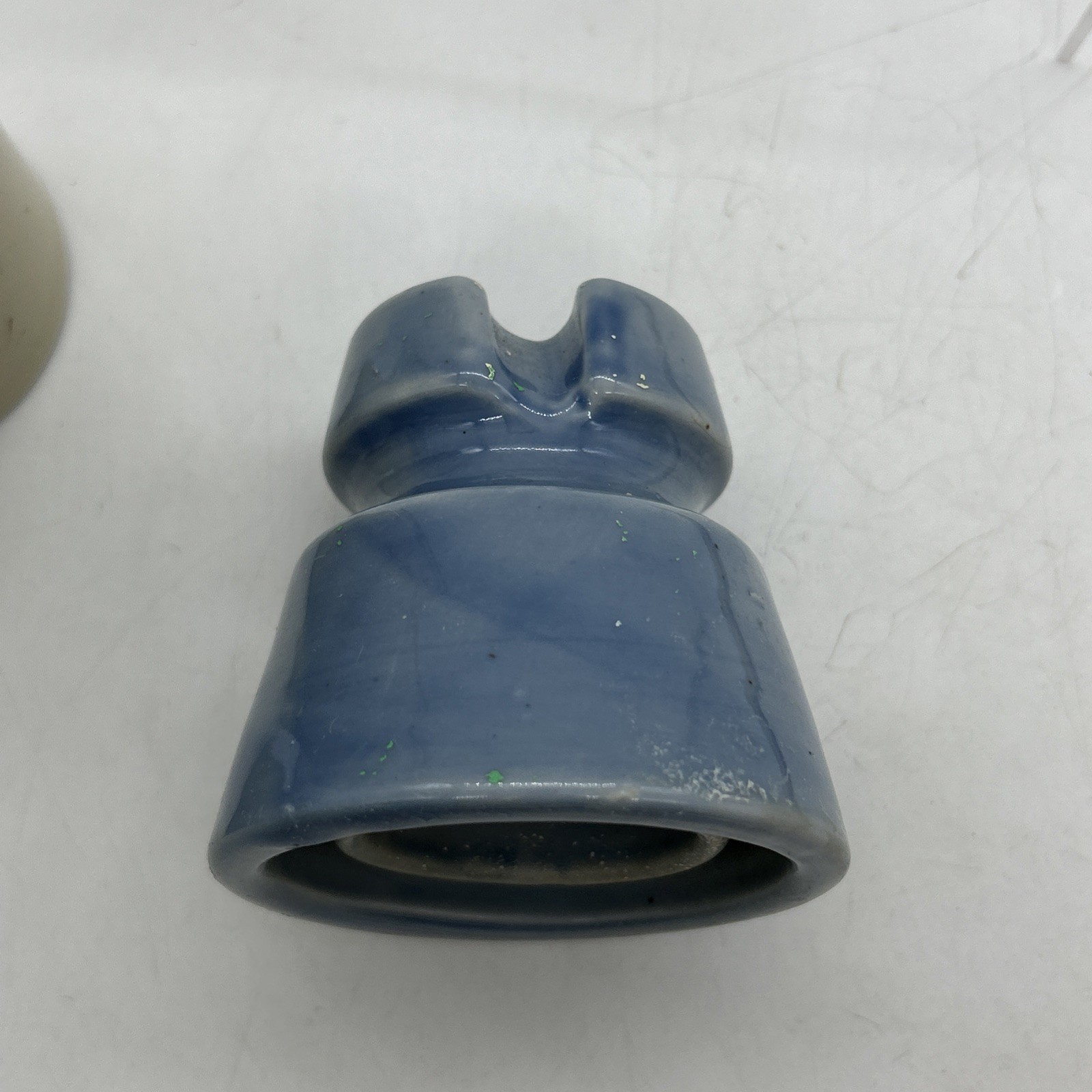 Vintage KP Blue White Electric Insulators Porcelain Set Australia