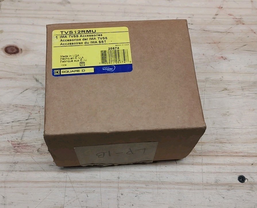 NEW Square D TVS12RMU Surge Protective Device Surgelogic w/ 12VDC Power Supply
