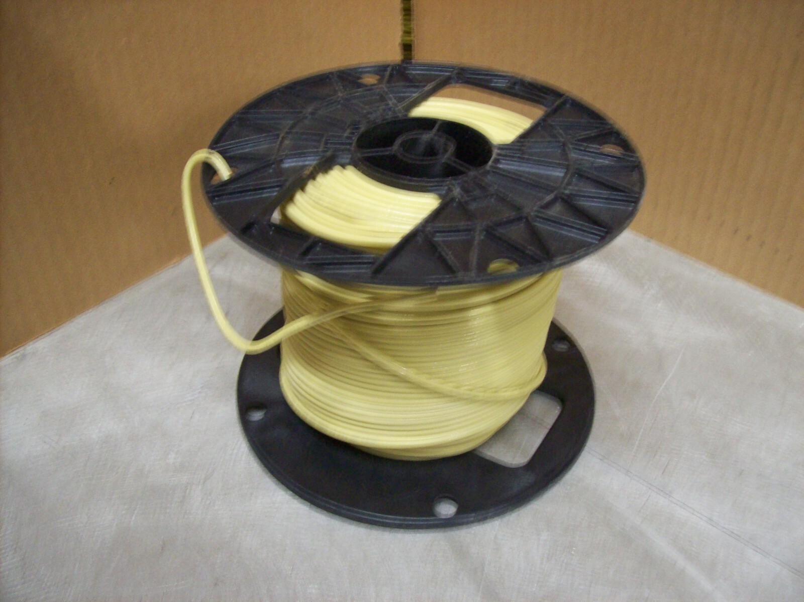 #1) NEW Spool of Electric Wire – 12 Guage Solid 298′ Yellow