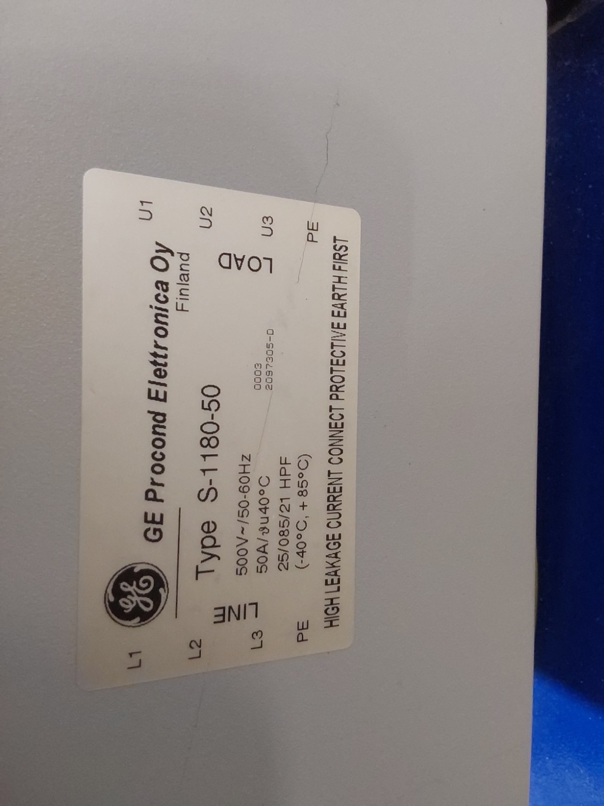 ANSALDO Sistemi Industriali SVMT033DBNF 380/415V 33KVA DRIVE 3PH 380/415 50/60HZ