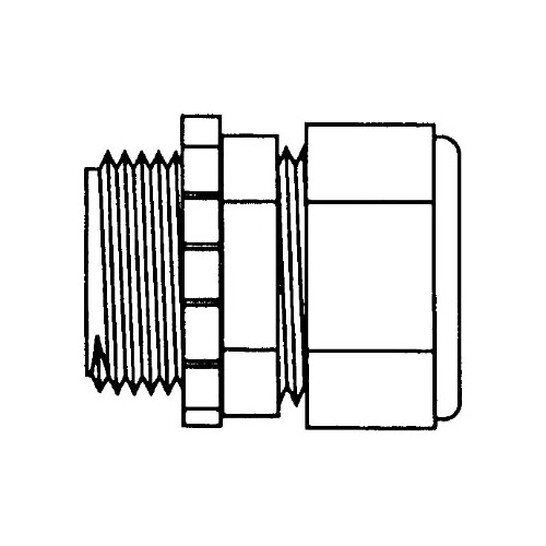 SEPCO 1011, 3/4″, Die-Cast Znc, Concrete Tight, Compression, EMT Con Cnnctr, 1pc