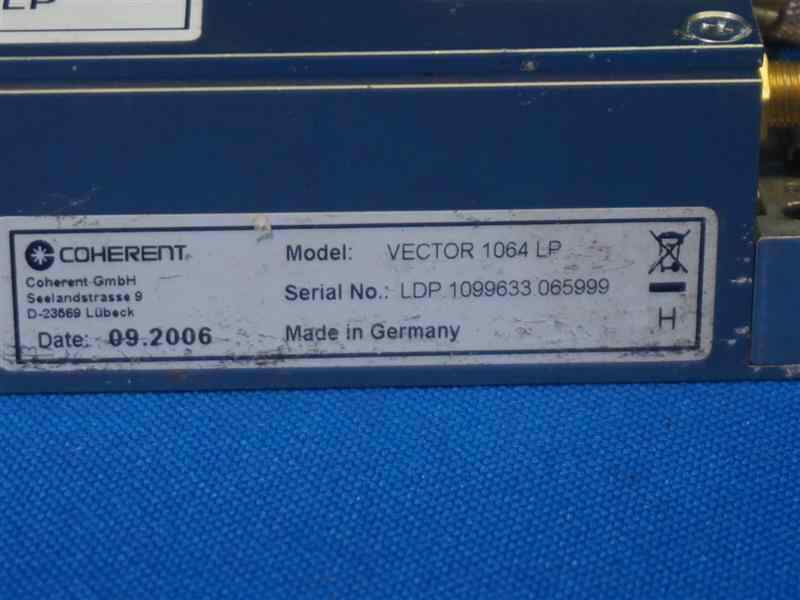 Coherent VECTOR 1064 LP VECTOR1064LP Q-Switch DPSS