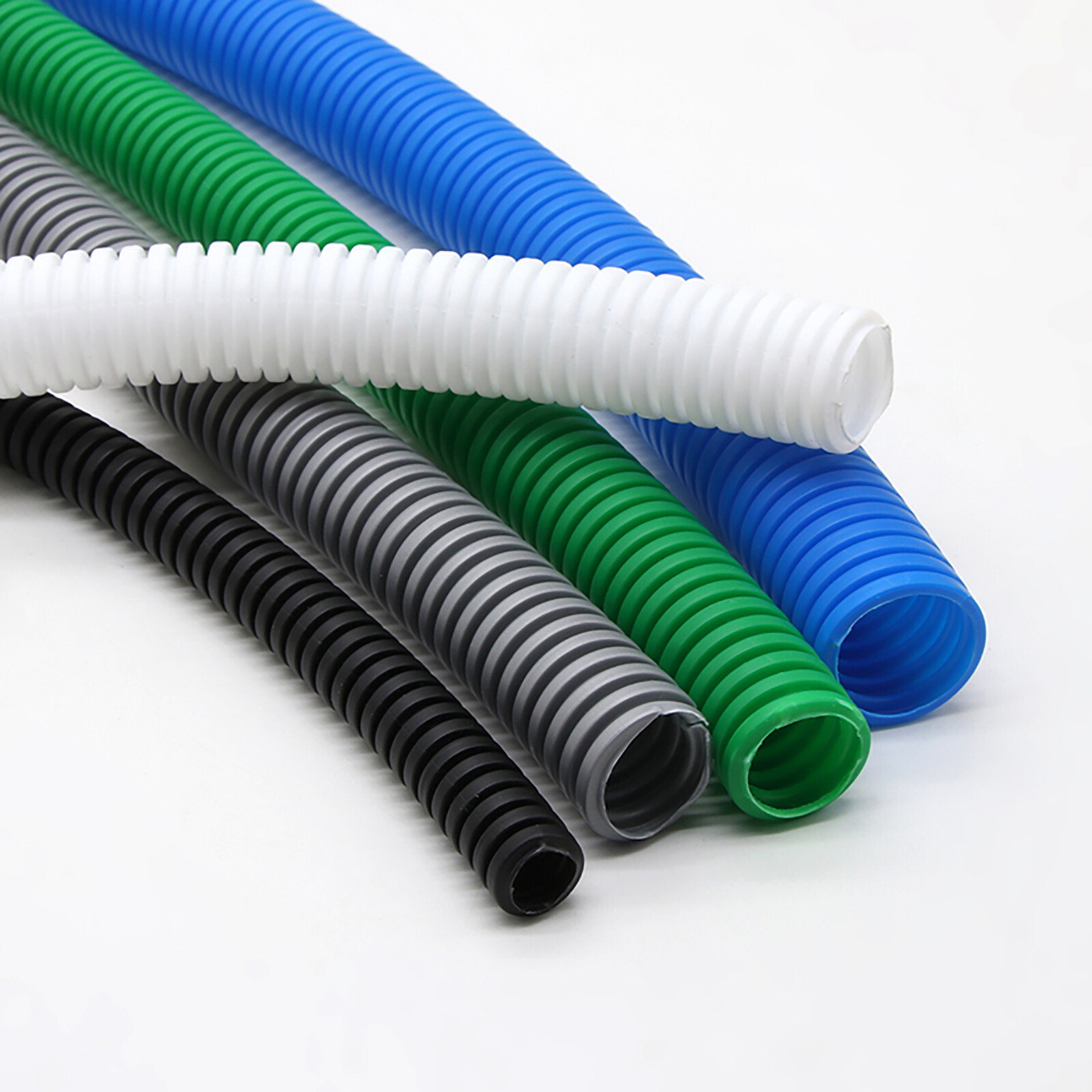 Conduit Split/Non Split Flexible Tube Cable Tidy Trunking Organiser PP Polypropy