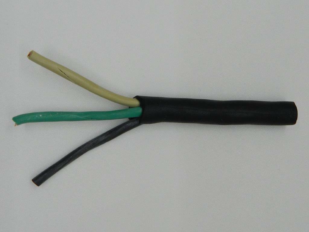 100 ft 18/3 SJOOW SJO SJ Black Rubber Cord Outdoor Flexible Extension Wire/Cable