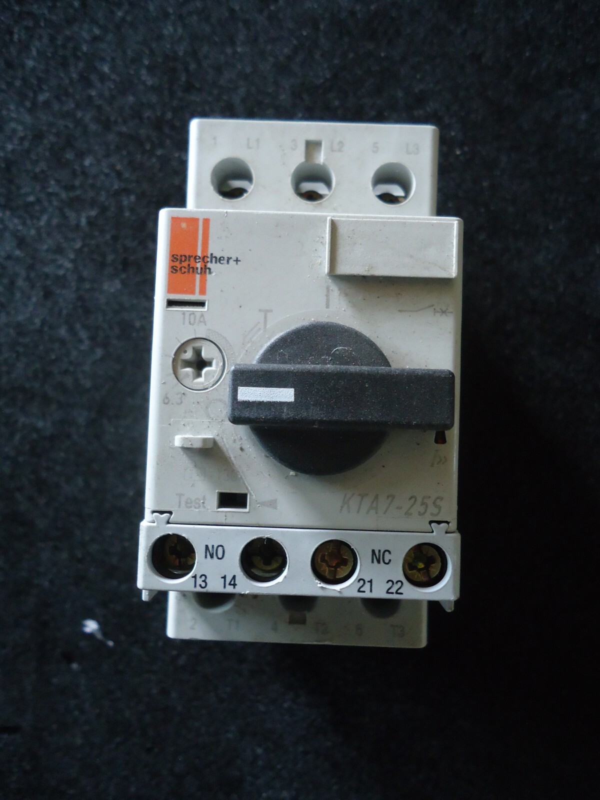 Sprecher+Schuh KTA7-25S-10A. Manual Motor Controller. Made in Switzerland