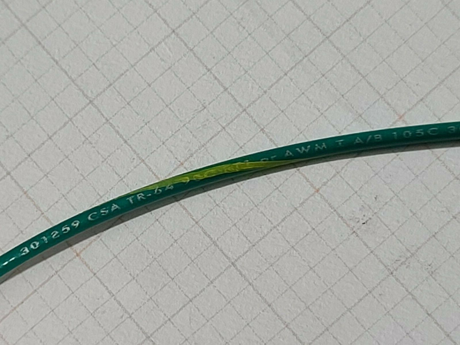 Sequel Wire #18awg Tinned Copper Hook-Up Wire UL1007/1569 Green/Yellow /100ft
