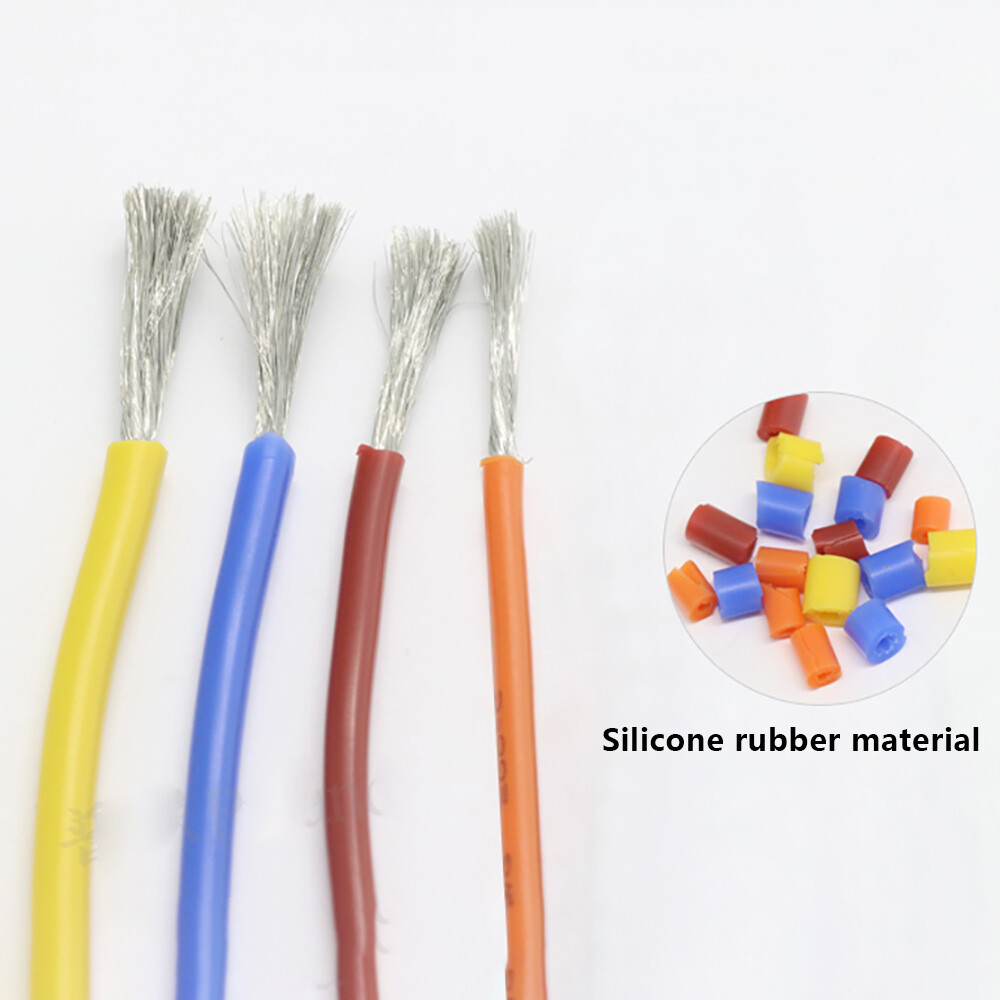Flexible Silicone Wire Cable UL3135 10AWG to 30AWG Tinned Copper Multi-colour