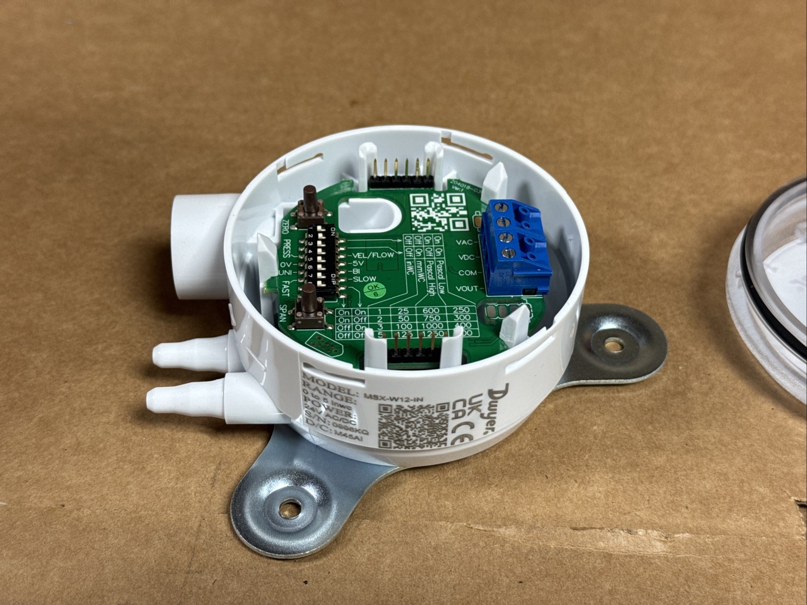 DWYER 101936-01 MSX-W12-IN Differential Pressure Transmitter 0-5” WC FAST SHIP