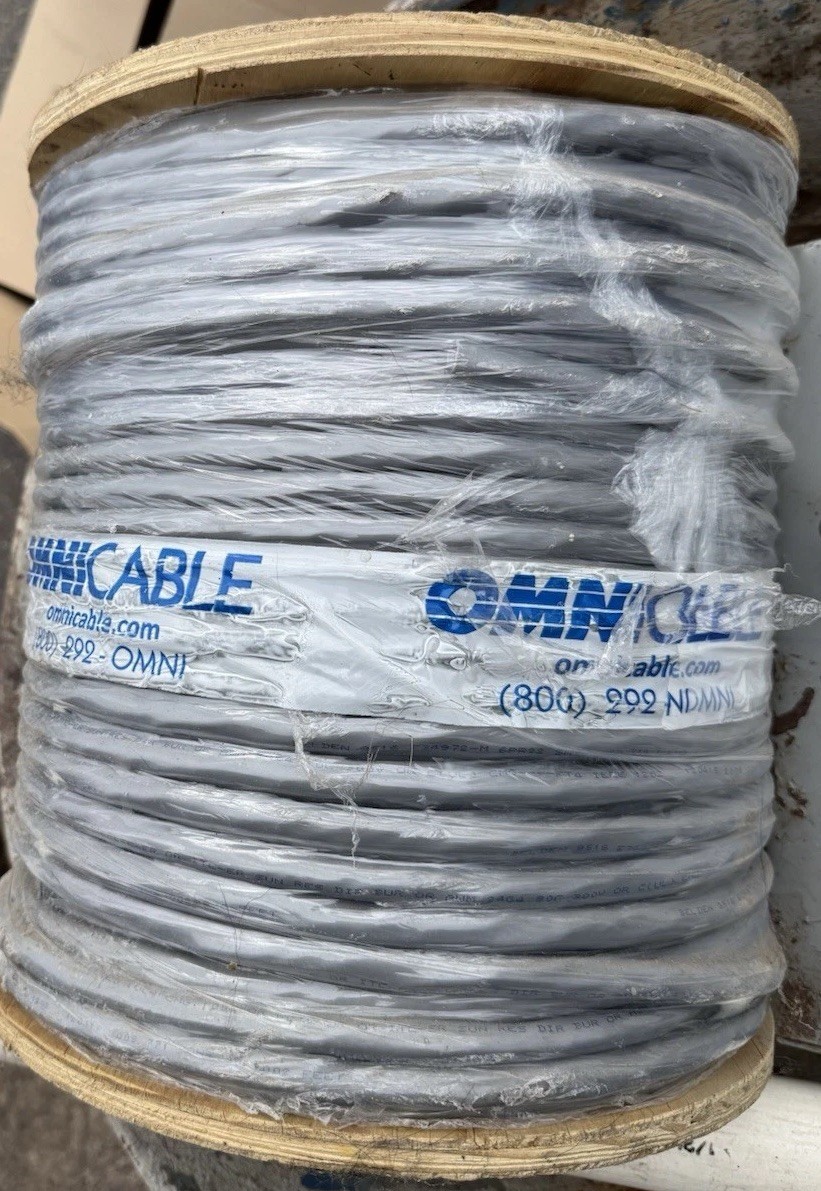 Belden 9516 22/6P TC PVC/PVC Shielded PLTC. 500 Ft Spool