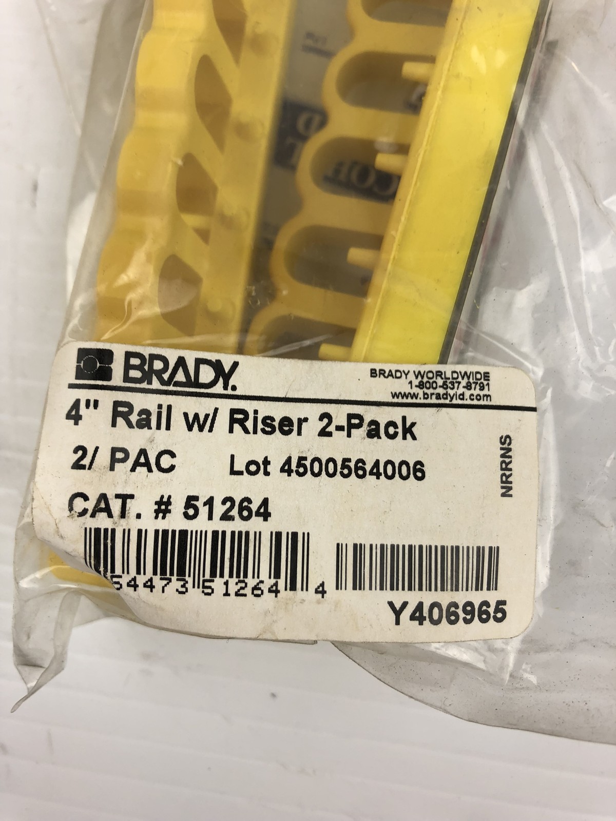 Brady EZ Panel LOC 51264 4″ Raised Lock Rail 480/600V Breaker Block (Pack of 2)