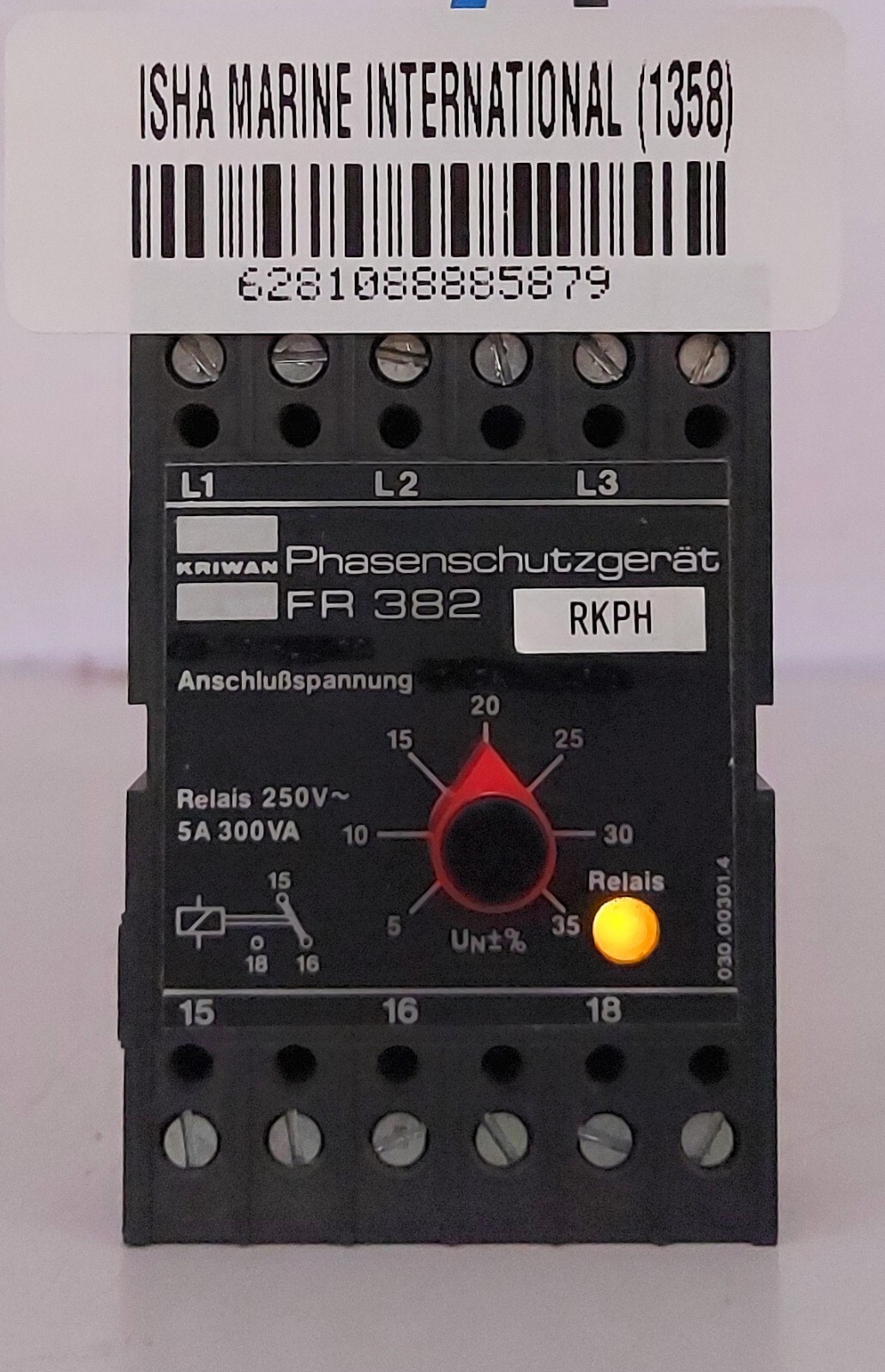 Kriwan FR 382 Phase Protection Device 65 C 134