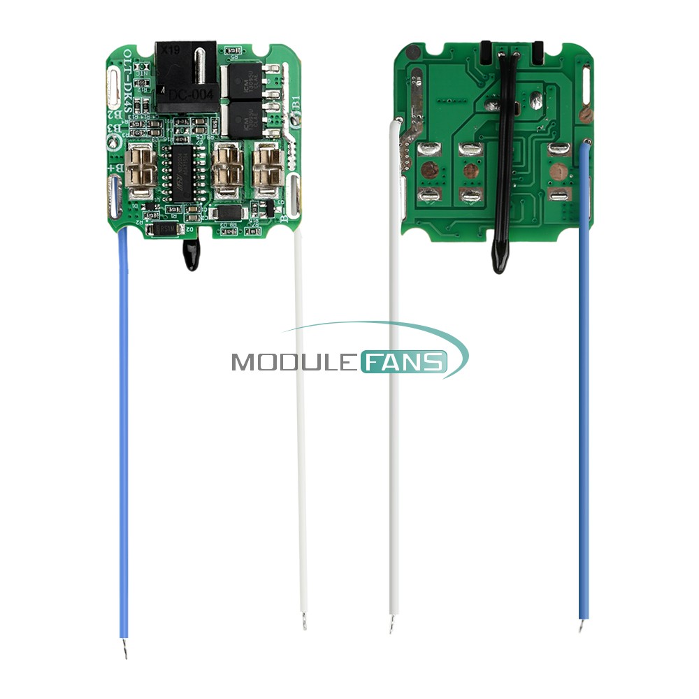 4S 16.8V 30A 18650 Li-ion Battery Protection Board BMS Dual MOS for Power Tools