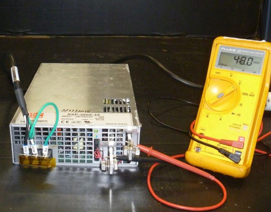 MeanWell RSP-3000-48 Enclosed Industrial Power Supply 48V DC, 62.5A 3000W