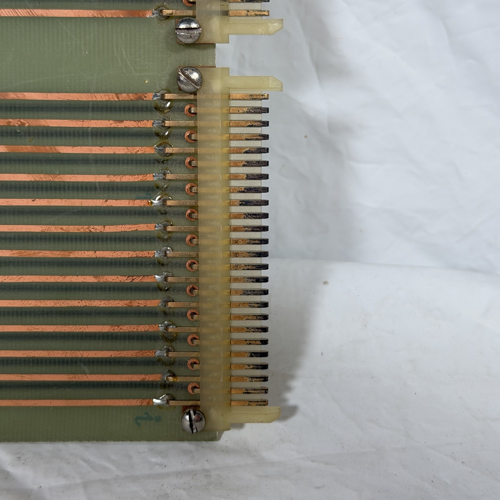 Vintage FUBA PH-41: 6 A 51 Connector Board, Industrial Gold Plated Bus Bar 1011