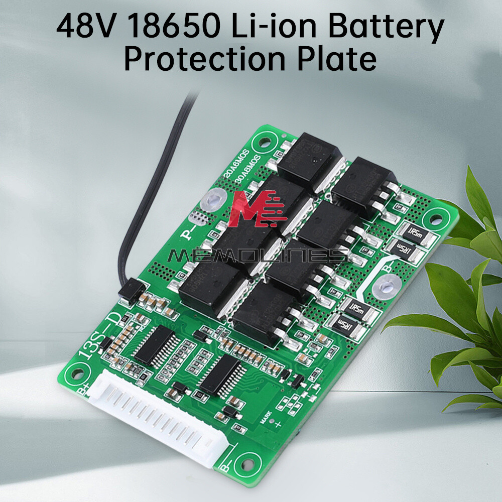 13S 48V 20A 30A Same Port Battery Protection Board for 18650 Li-ion Battery DIY