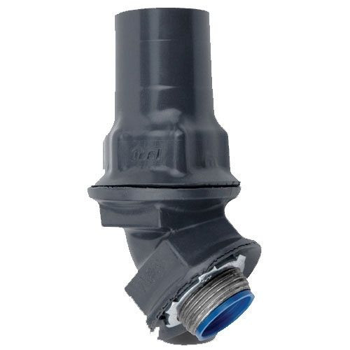 OCAL ST245-G, PVC Coated, 45 Degree Liquidtight Connector, 2″, 1pc