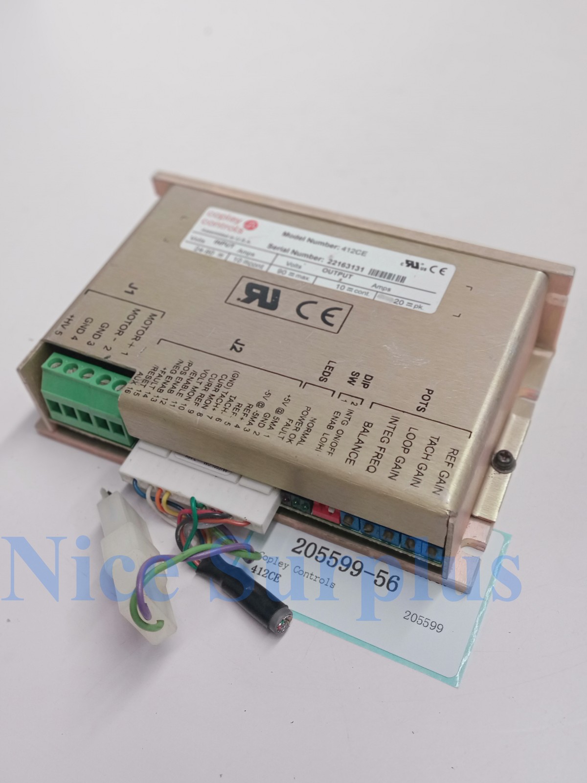 Copley Controls Servo Drive 412CE #205599-56