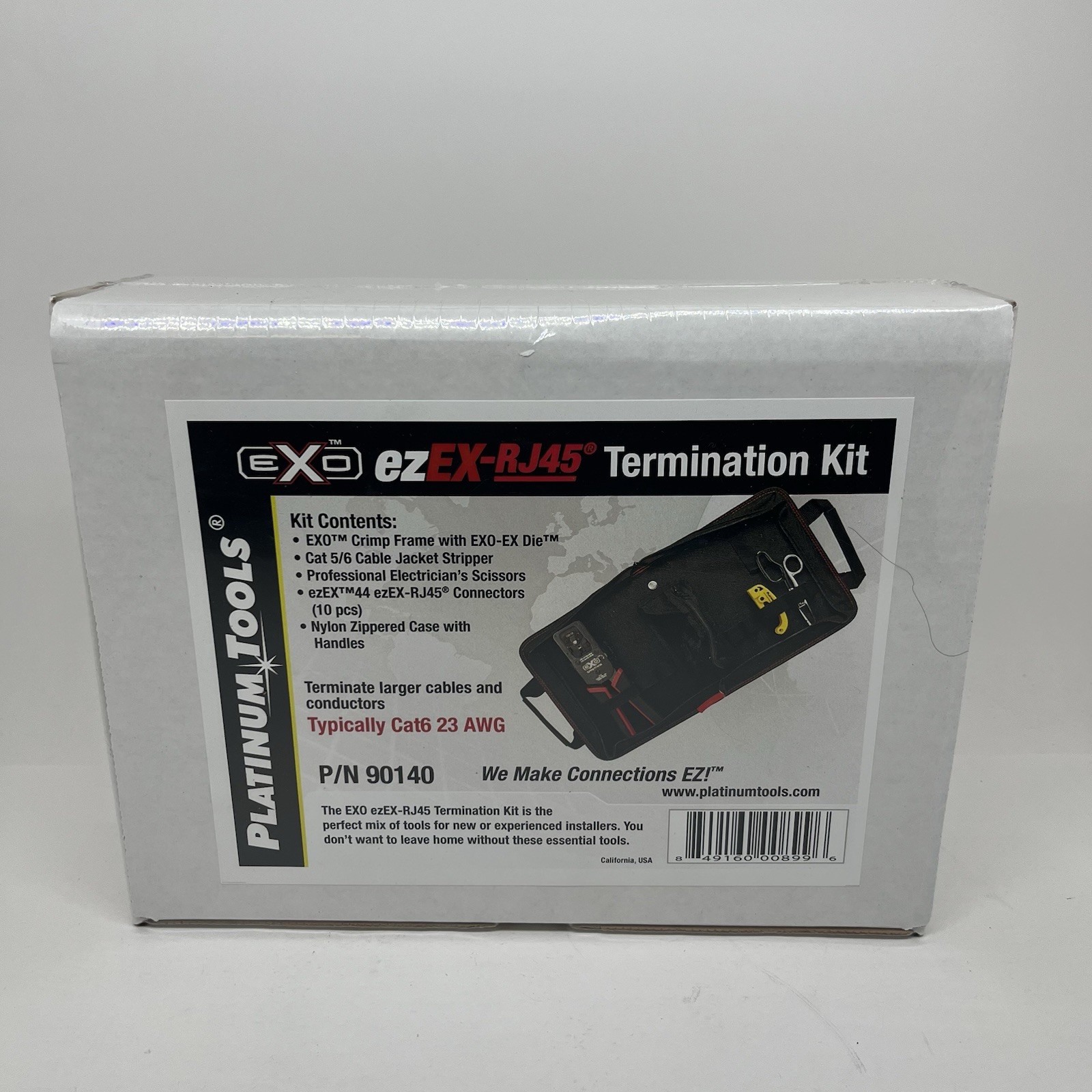 EZ EX-RJ45 Termination Kit 90140 Exo Platinum Tools New Sealed