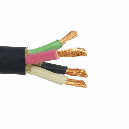 250′ 14/4 SJOOW Portable Power Cable Flexible CPE Jacket Black 300V