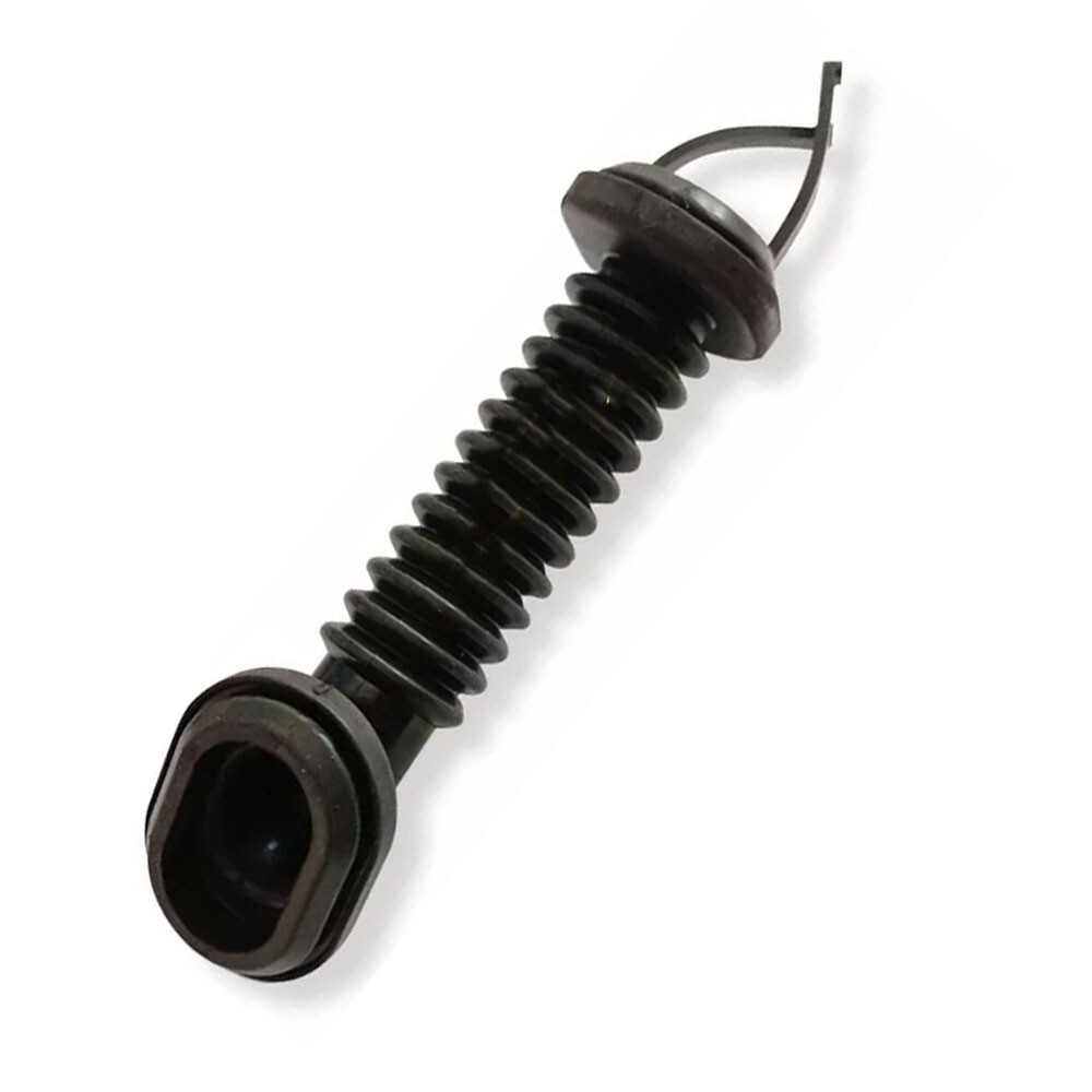 25mm x 39mm Car Harness Wiring Door Tube Rubber Sleeve Dust-proof Oval Black HOT
