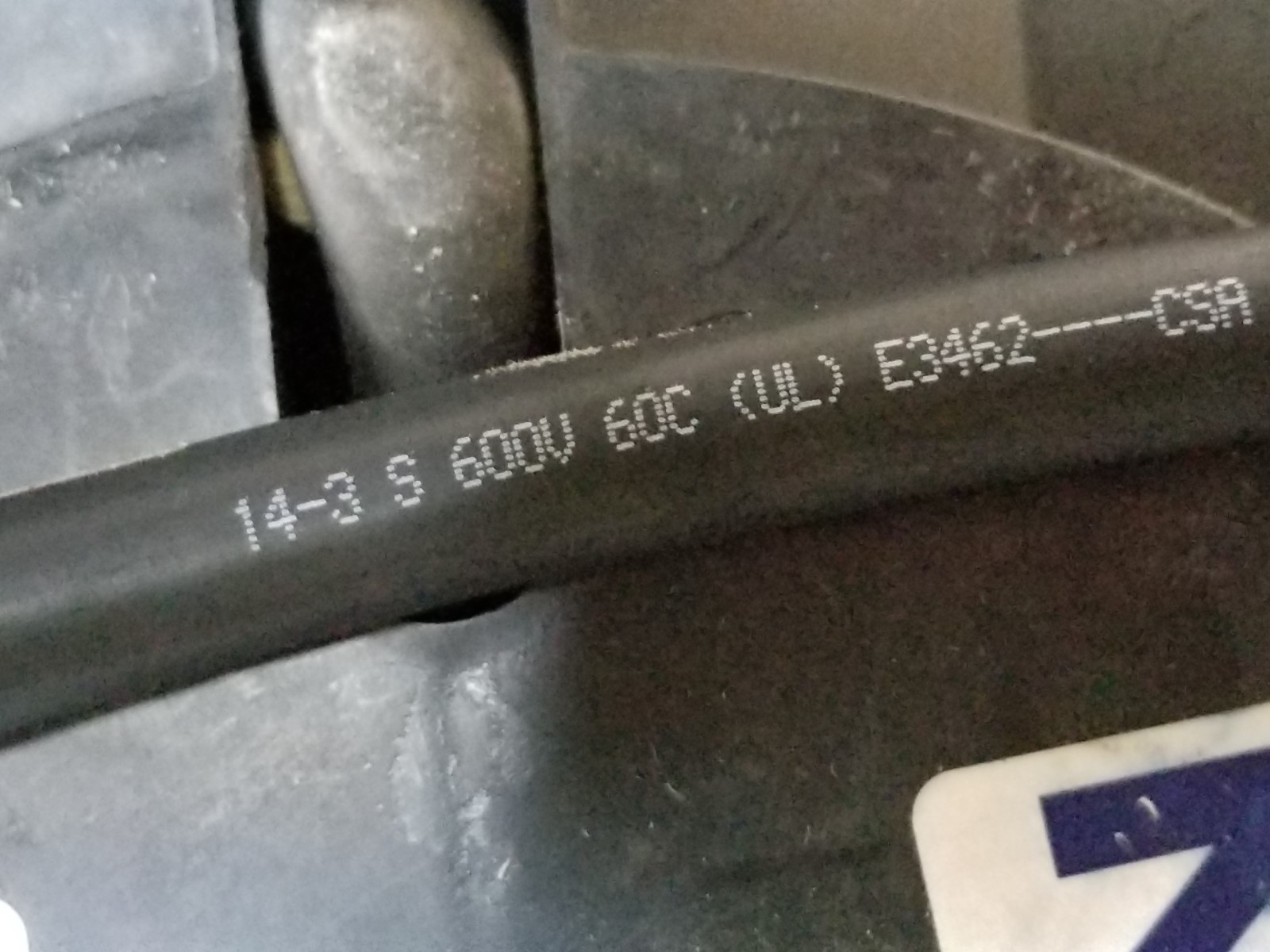 Belden 19107 14/3C Type S 600V/60C Rubber EPDM Portable Power Cord Cable /10ft
