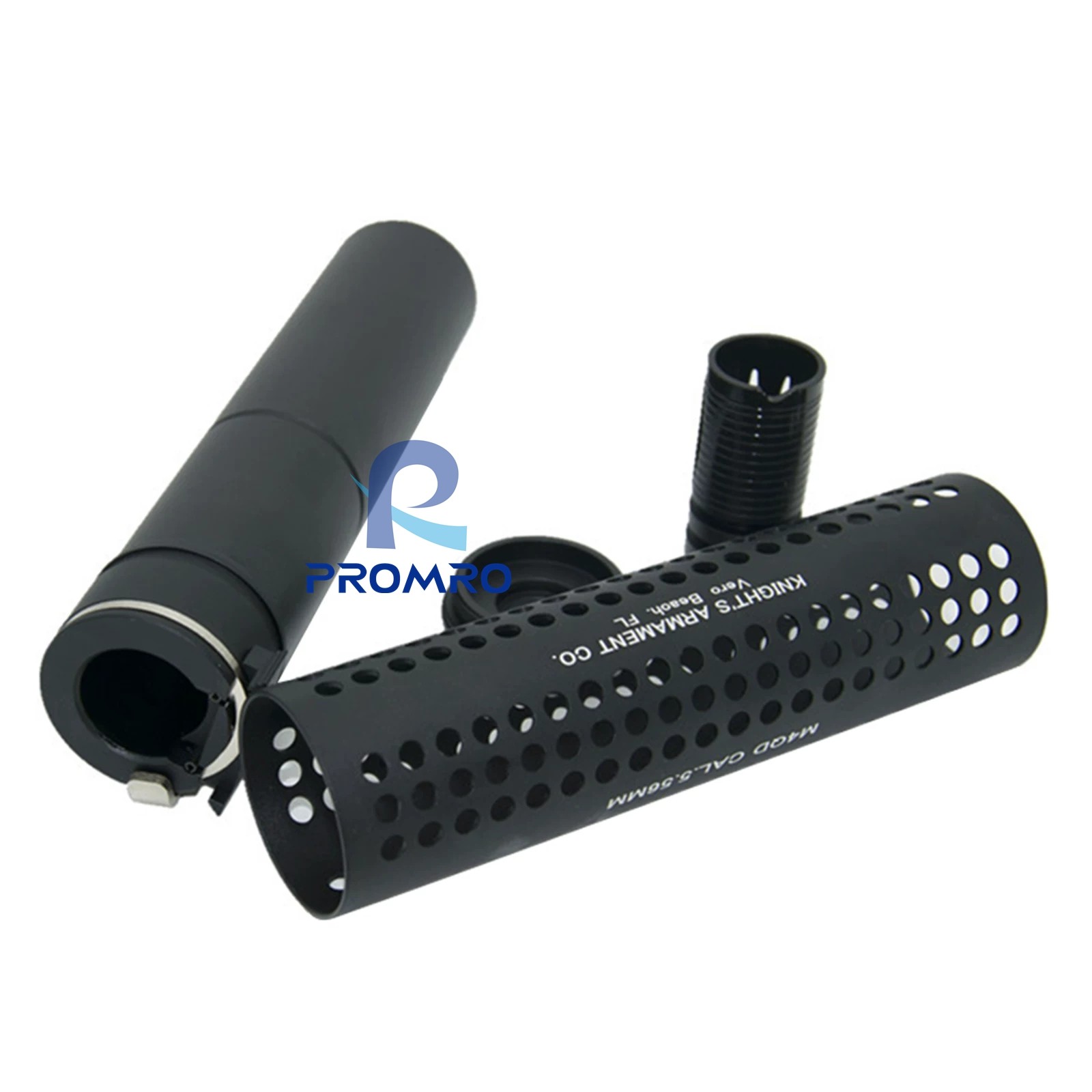 KAC/QD Metal Suppressor, 14mm CCW, Inert Decor Part for Jinming Model, Black/FDE