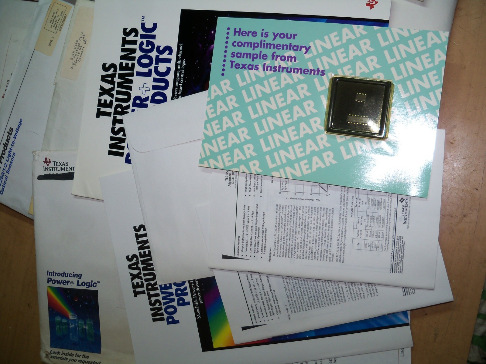 Texas Instruments Lot of 11 NOS TPIC2801 TMC3637 TLE2037C TLE2024 TLE2425 TSL250