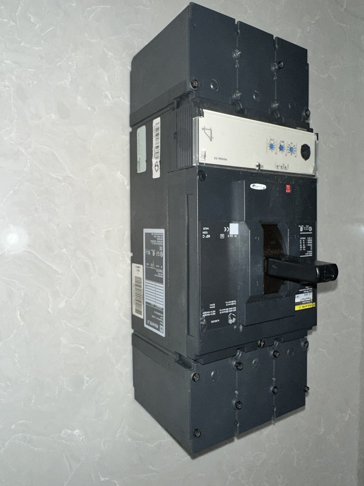 LGL36600U31X SQUARE D POWERPACT BREAKER 600A 600V 3P