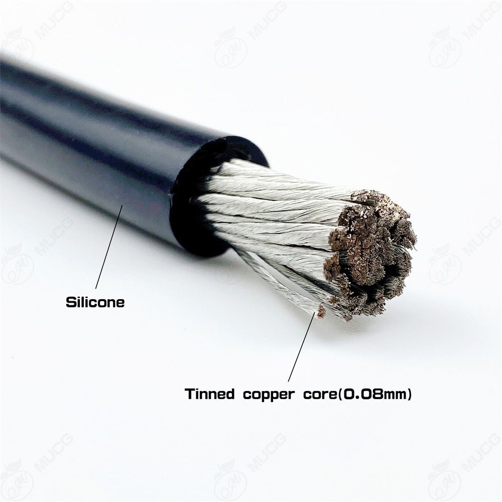 Silicone Cable Wire Car Battery Electrical 10-6Awg Automotive Copper Stranded