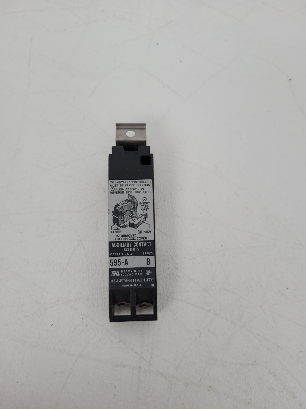 595-A Allen-Bradley Auxiliary Contact Size 0-5 Contactor – Next Day Option