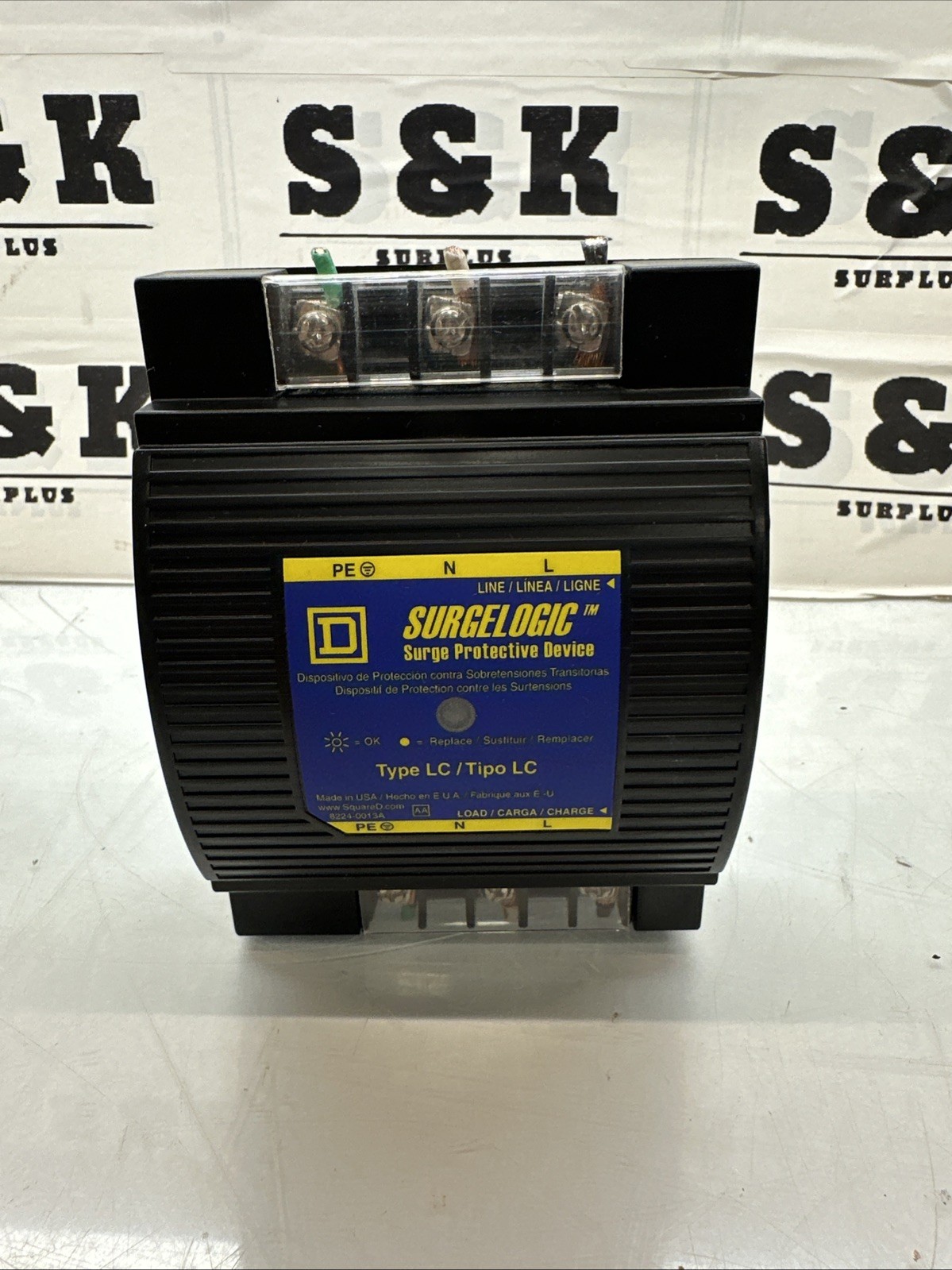 Square D TVS120LC20 SURGELOGIC Surge Protective Device
