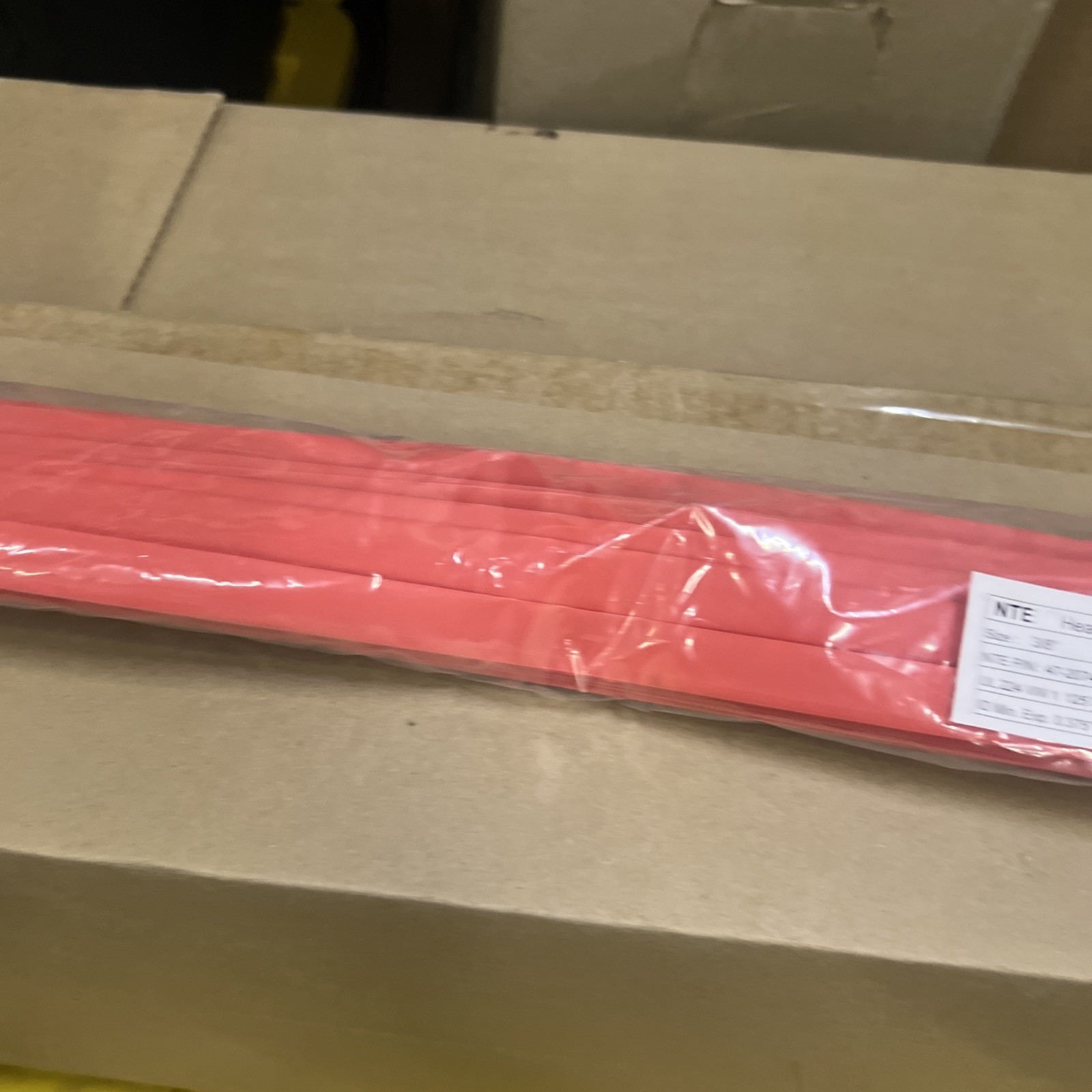 47-20748-R – NTE – THIN WALL HEAT SHRINK TUBING 2:1 SHRINK RATIO – 3/8″ x 48″ –