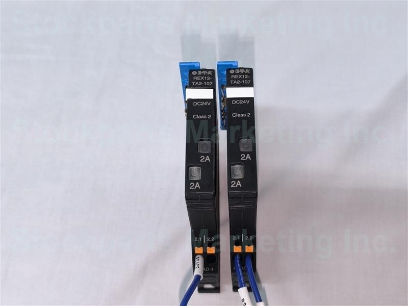 LOT 2PCS ETA Germany REX12-TA2-107-DC24V-2A/2A Electronic Overcurrent Protector