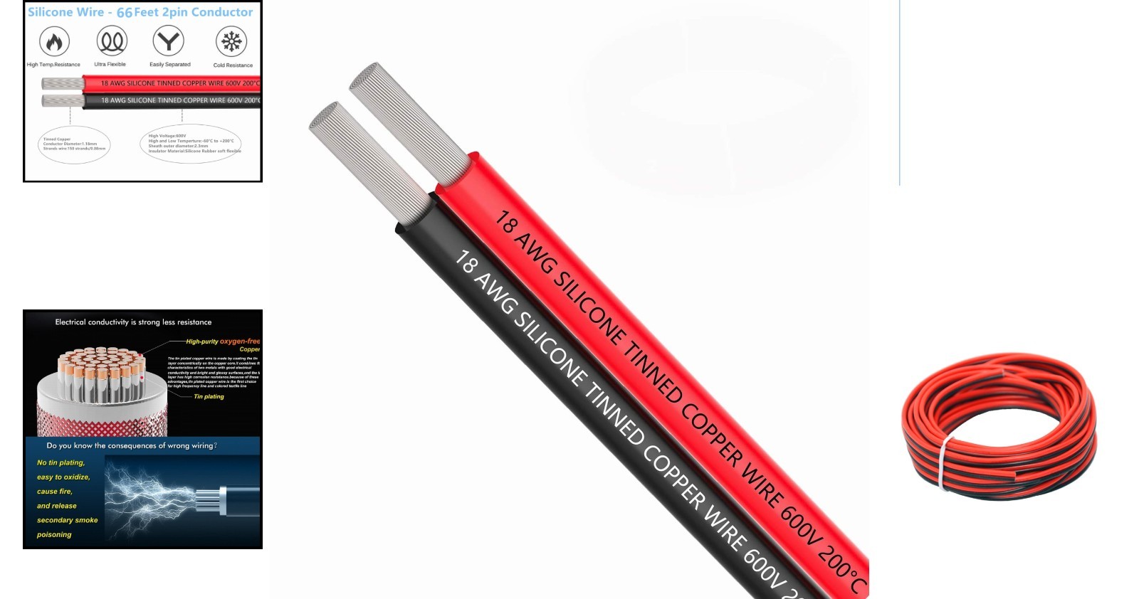 Flexible and Corrosion Resistant 30ft 18 AWG Silicone Wire for RC Models & More