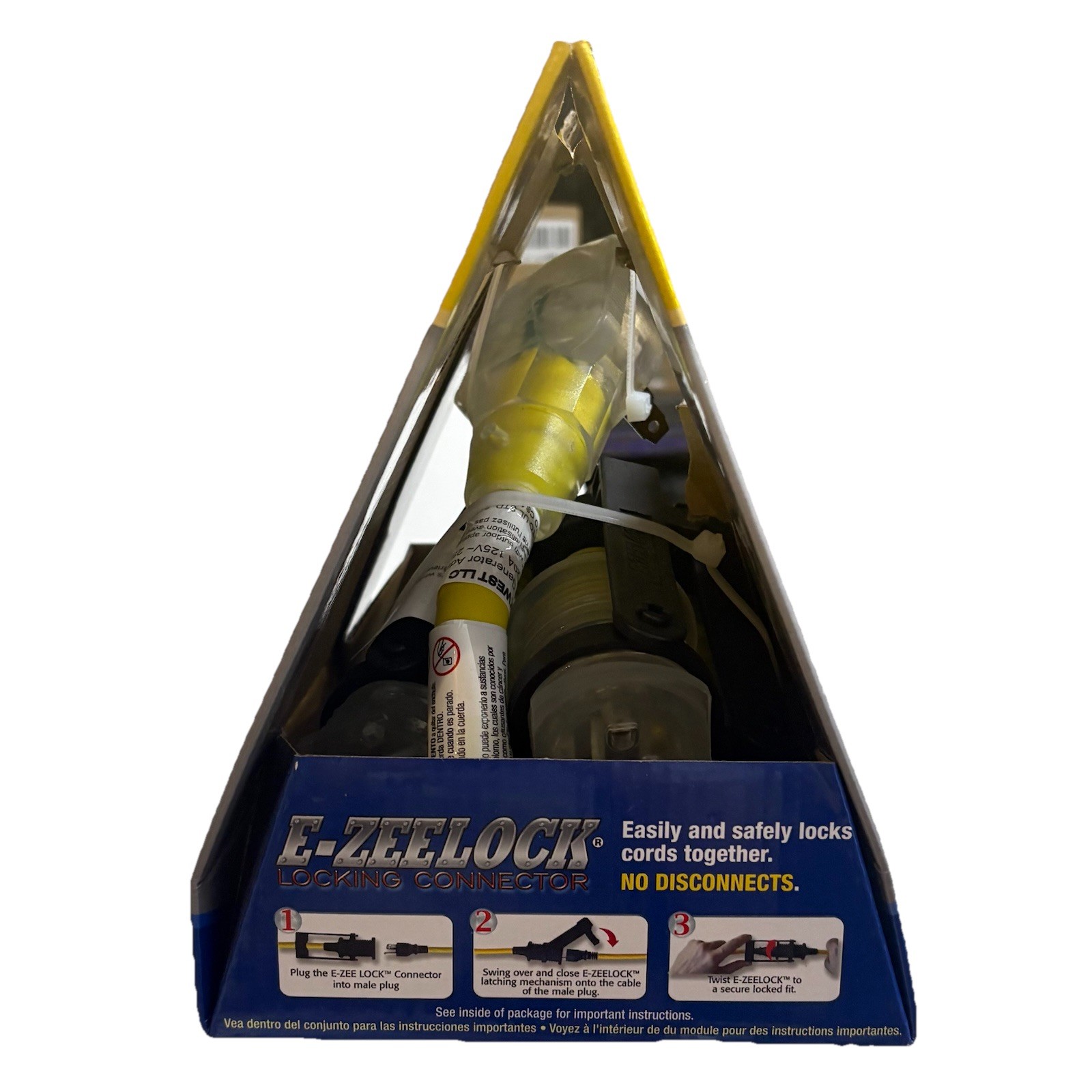 Voltec 04-00215 2′ W Generator Adapter TT-30P to 3 @ 5-20R with E-Zee Lock