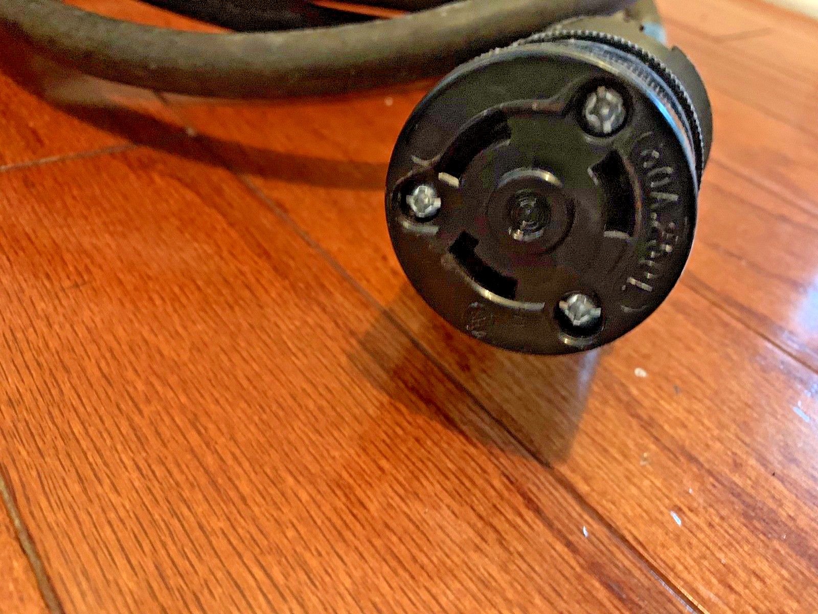 Heavy Duty Extension Cord With Hubbell locking Connectors 30A 250V 20+ Feet rv *