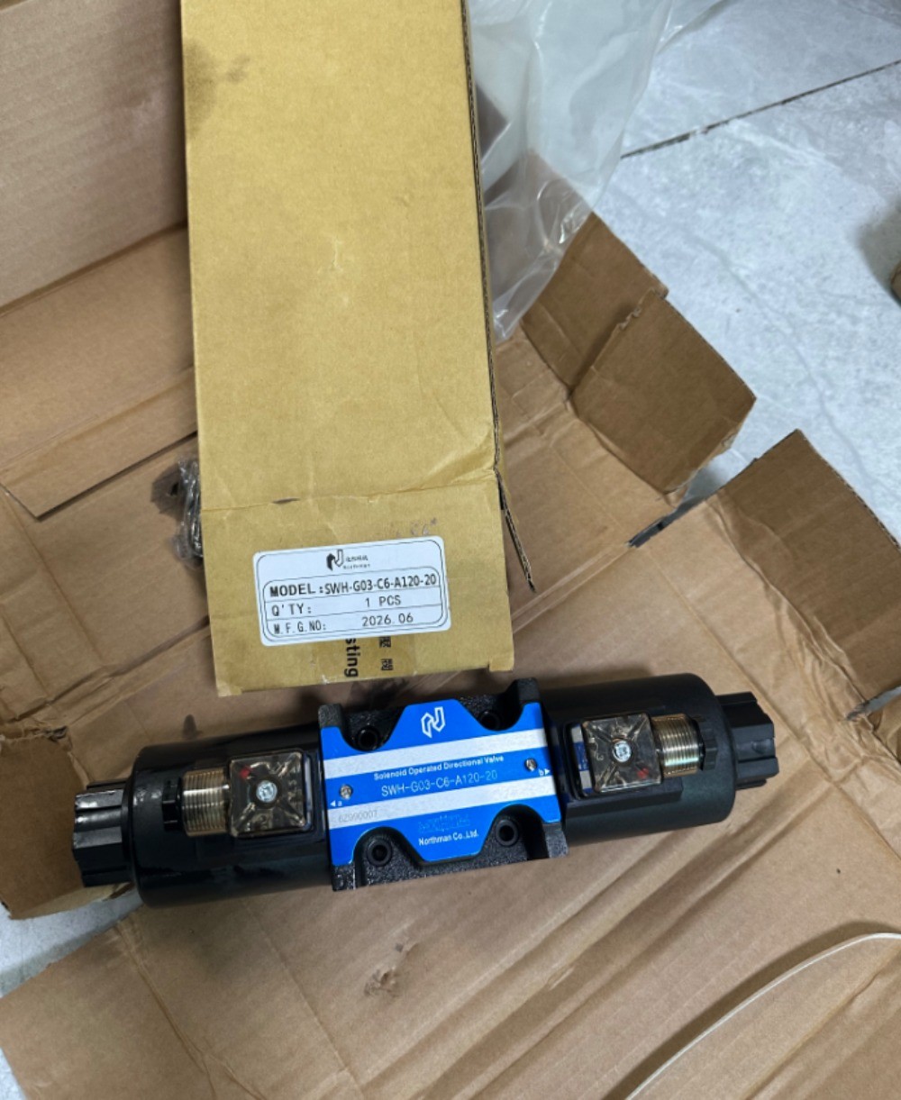 1PCS New Solenoid valve SWH-G03-C6-A120-20