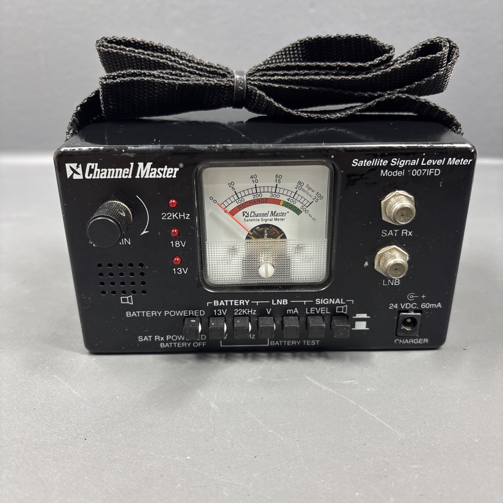 Vintage Channel Master 1007IFD Satellite Signal Level Meter Sat Finder Tester