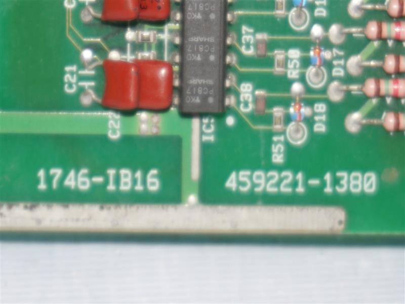 Allen Bradley SLC5000 1746-IB16 1746IB16 Input Module Made in Malaysia