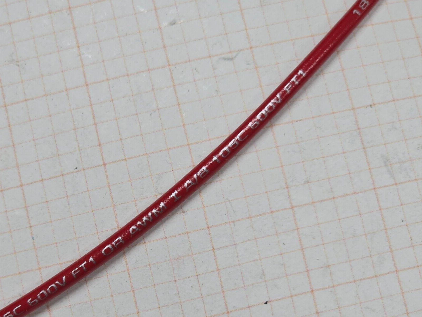 Southwire/Copperfield #18awg 16x30B UL-1015 Hook-Up/Lead Wire 600V Red/100ft