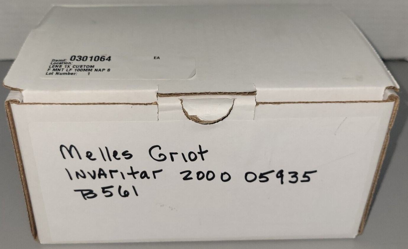 Melles Griot Invaritar Lens 200005935 for Nikon (B561)