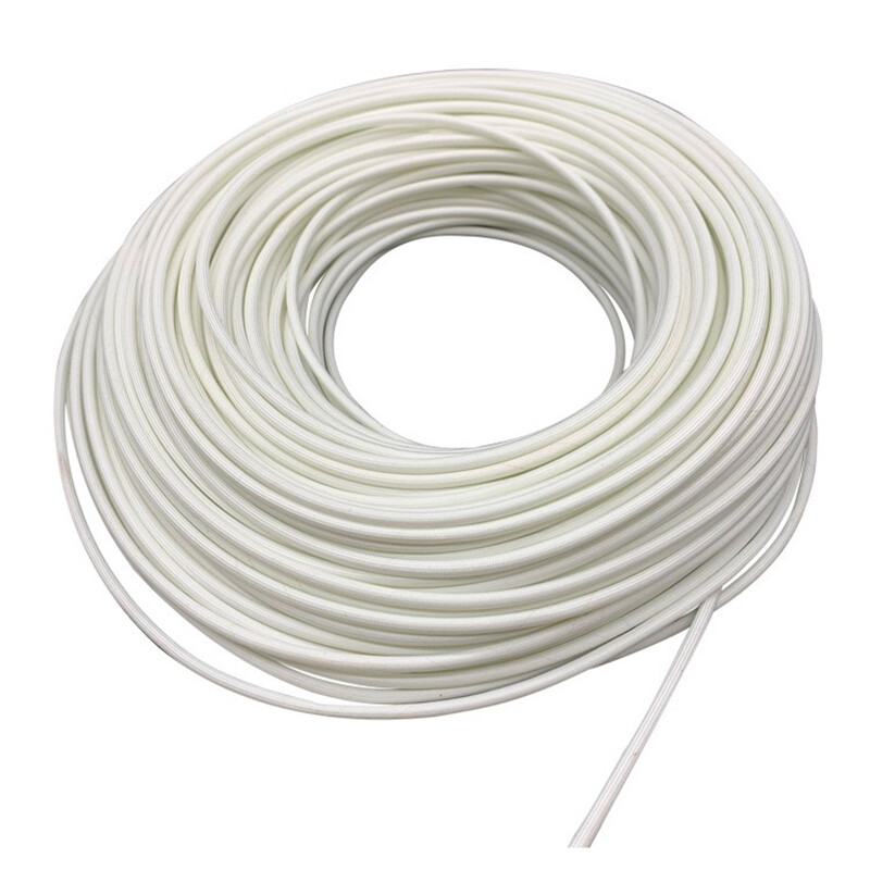 Fiberglass Sleeving Silicone Covered High Temp Tube Cable Wire Sheath 1-25mm