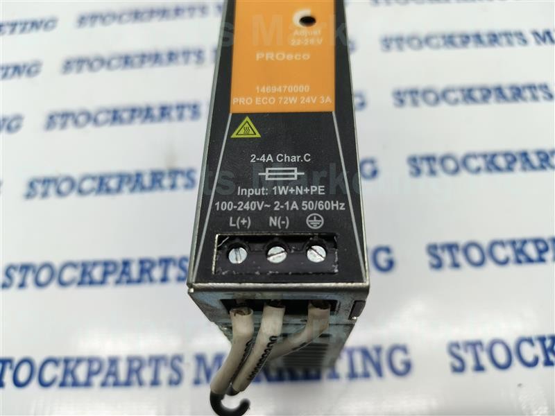 Lot 2pcs. Weidmuller PRO ECO 72W 24V 3A Power Supply 24V 3A FAST SHIPPING!!!