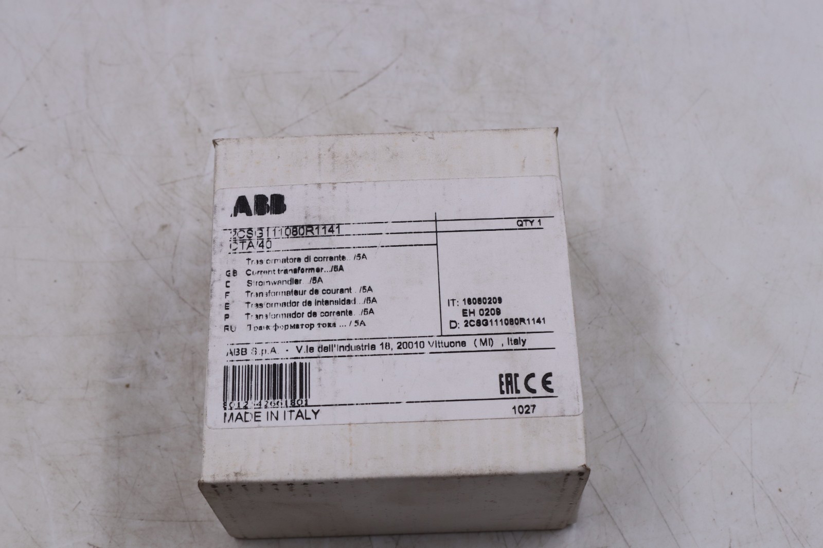 ABB CTA/40 2CSG11080R1141 MADE IN ITALY